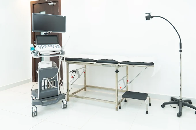 Marina Medical Center consultation room with ultrasound equipment